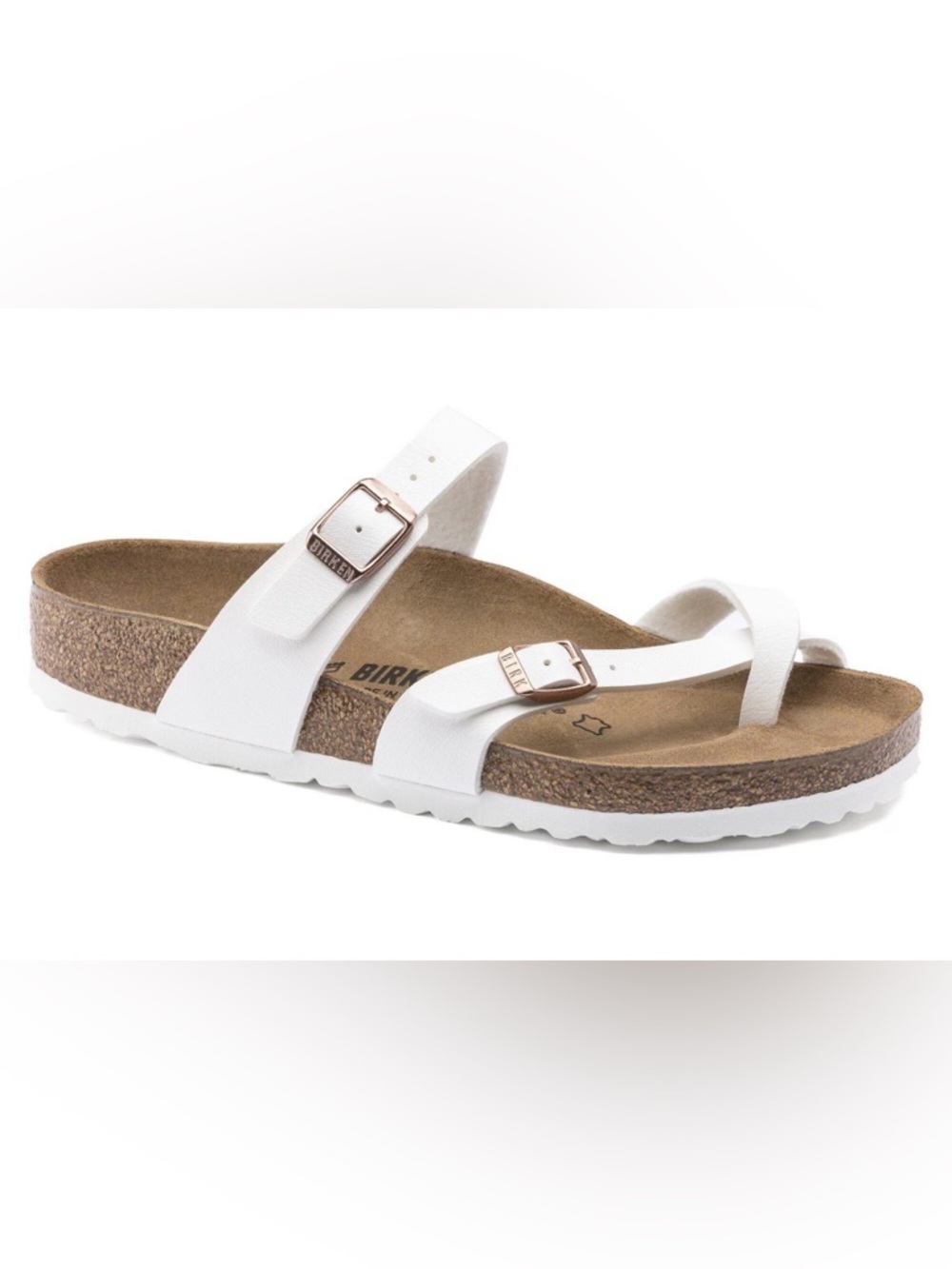 Birkenstock White Mayari Sandals